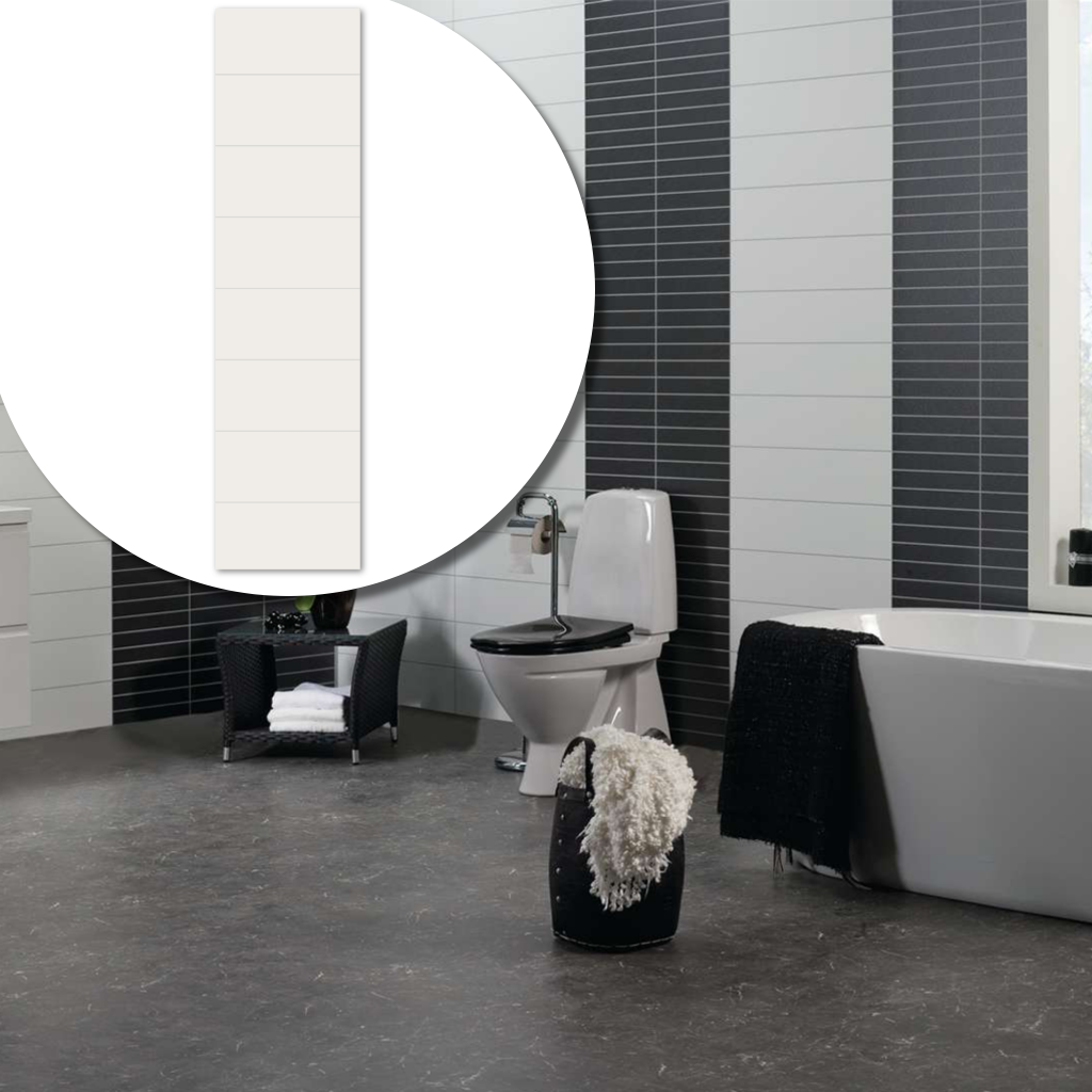 Fibo Trespo Mat Glad - 2094 LM6040 White XL